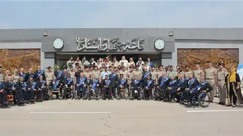 Egyptian Armed Forces Organize Art Exhibition for Veterans