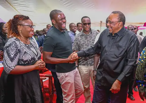 Retired President Uhuru Kenyatta Dismisses Critics’ Labels at Funeral Event