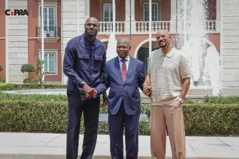 President João Lourenço Receives LeBron James and Will Smith in Luanda — Embassy of Angola