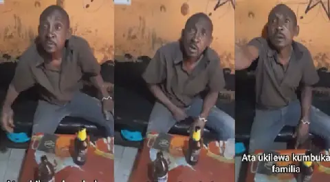 Drunken Confrontation: Son Accuses Father of Neglect in Kenyan Bar
