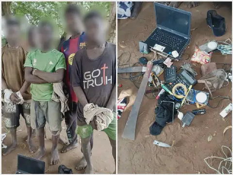 Un réseau de cambrioleurs démantelé au Bénin, l'ordinateur d'une étudiante retrouvé