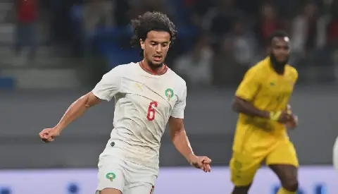 Morocco's National Football Team Leads Mali 1-0 at Halftime