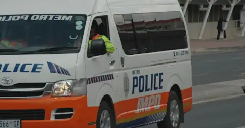 JMPD vehicle.