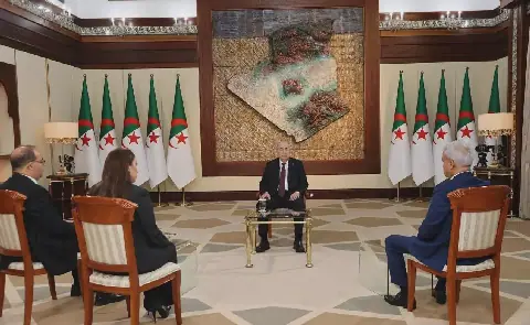 Algerian President Tebboune Outlines Key Policy Initiatives in Media Address
