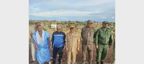 Mauritania's Governor Inspects Flood Damage in Kankoussa
