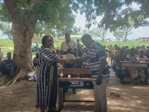 Rotary Club donates dual Desks to Kangkoom primary school