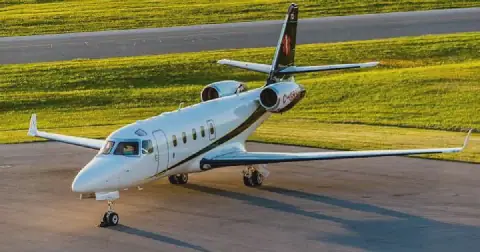 A search operation was launched after the medical aircraft lost contact while flying from Bermuda to Boston.