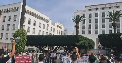Moroccan University Students and Staff Protest Against Fees