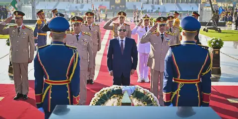 Egyptian President Honors October War Veterans