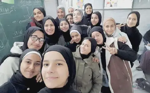 Gaza Teachers Make Up for Lost Years of Education on World Teachers' Day