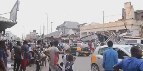 Koforidua: REGSEC Orders Demolition of Fire-Gutted Jackson Park Building