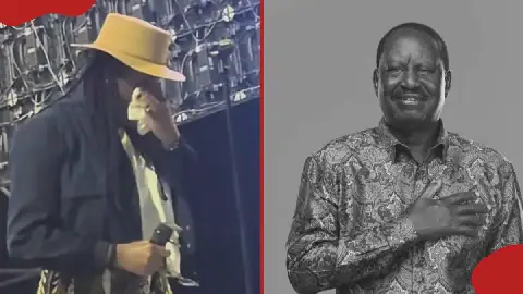 Winnie Odinga and Raila Odinga.