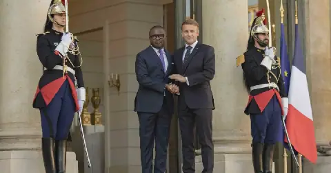 Benin's President Romuald Wadagni Meets French Counterpart Emmanuel Macron at the Elysée