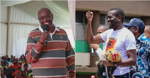 Gachagua rallies behind Edwin Sifuna's The Equitable Party, declares 'Wantam' for Ruto in 2027 image