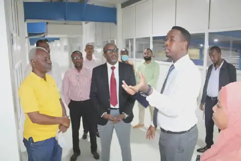 Djibouti's Agriculture Minister Visits Douda Tazwid Industrie Factory