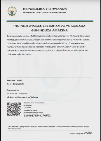 Rwandan Woman Seeks Name Change from Mutoni Julienne to Kabera Kellia