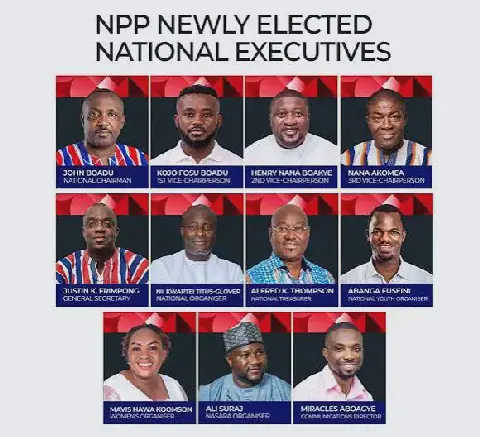 John Boadu Elected NPP National Chairman as New Executive Team Takes Charge