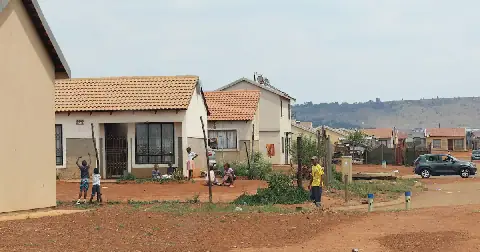 OCTOBER 04 2026 RDP houses in Westonaria Borwa  illegally occupied by people from  Bekkesdal. PHOTO: Antonio Muchave