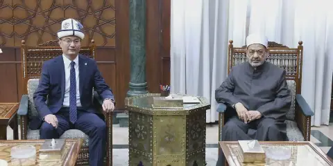 Azhar Sheikh Discusses Educational and Da'wa Support with Kyrgyzstan Ambassador