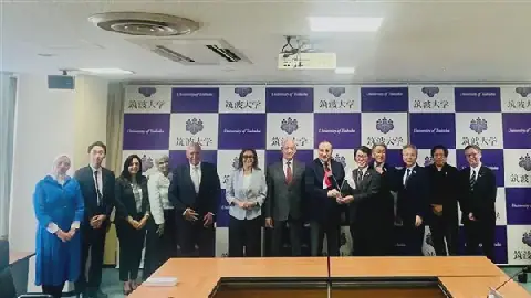 Egyptian Minister of Higher Education Discusses Cooperation with Japanese University