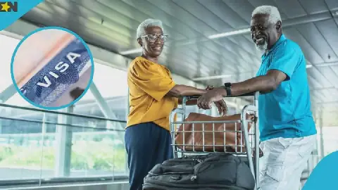 Elderly couple