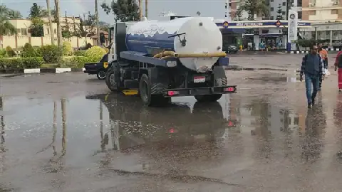 Alexandria Sewerage Company on High Alert as Rain Hits Egypt