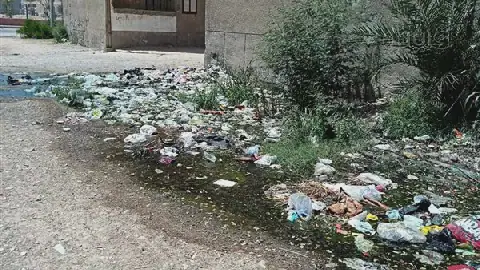 Environmental Disaster Unfolds in Qena as Sewage and Trash Surround Residential Buildings