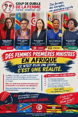 Recent Appointments of Female Prime Ministers in Africa Hailed as Milestone