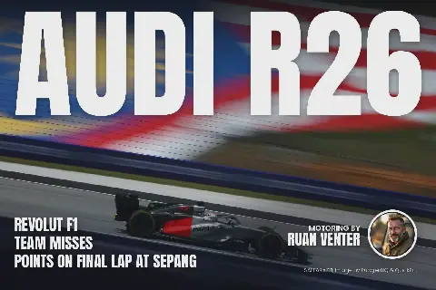 Audi Revolut F1 Team Narrowly Misses Points at Sepang