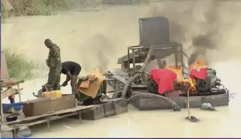 Ghana's NAIMOS Battles Ongoing Galamsey Menace Along Pra River