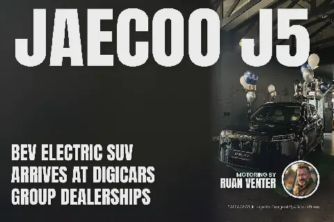 Jaecoo J5 BEV Electric SUV Launches at DigiCars Group Dealerships
