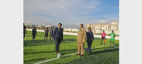 Mauritania's Youth Empowerment Minister Inaugurates New Sports Facility