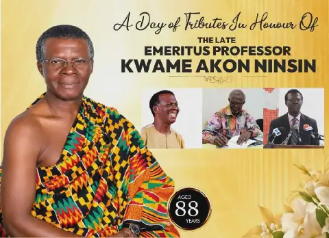 Emeritus Professor Kwame Akon Ninsin Honoured by University of Ghana