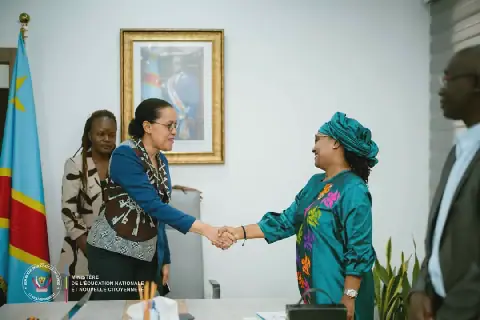 Éducation : Raïssa Malu et l’UNESCO renforcent leur coopération autour de la formation des enseignants