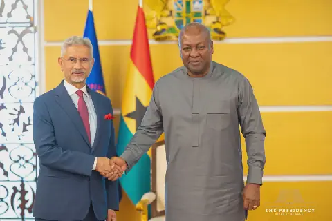 Mahama discusses trade and investment opportunities with India’s External Affairs Minister