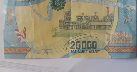 Billet de 20 000 ariary de la Banque centrale de Madagascar