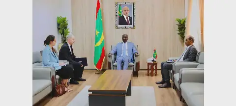 Mauritania's Foreign Minister Receives German Ambassador