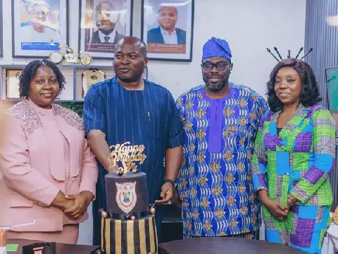 LSSTF Staff Members Celebrate Executive Secretary Ogunsan's 50th Birthday
