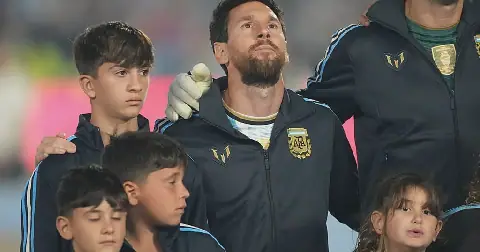 Emotions as Argentina's Lionel Messi plays his last game for his country