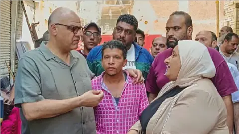 Alexandria Governor Orders Precautions for Leaning Building