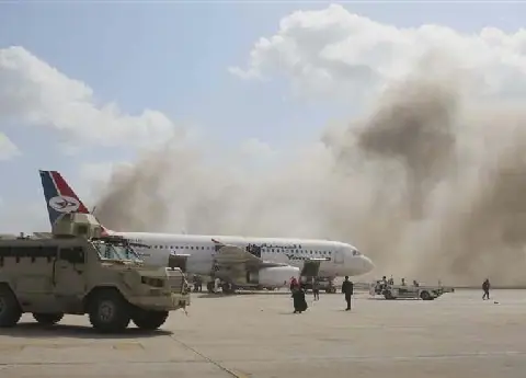 Yemen's Transport Ministry Reveals Details of Aden Airport Attack
