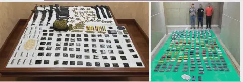 Egyptian Authorities Crack Down on Notorious Criminal Hotspots, Seize $18.6 Million Worth of Narcotics