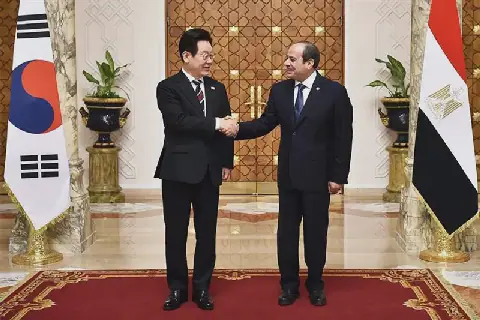 South Korea’s Lee welcomes El-Sisi, hopes Han and Nile ‘miracles’ bring shared prosperity