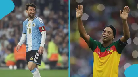 messi x dinho