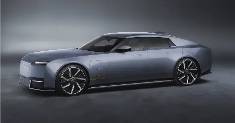 At over 5.2m, the Jaguar Type 01 is longer than a Mercedes S-Class. Picture: Jaguar