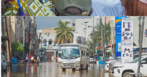 Fortes pluies à Dakar : la Première Dame au chevet des populations sinistrées image