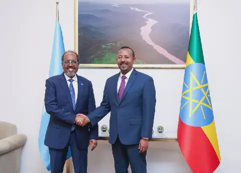 Itoobiya oo ka carootay bayaan uu saxiixay Madaxweynaha Somalia.