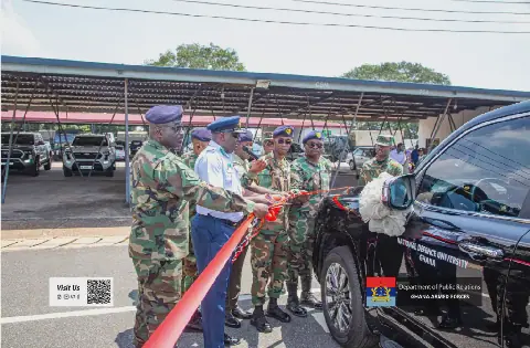 National Defence University commissions 10 new vehicles to boost mobility and operations