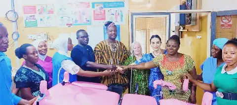 Friends of Bataglia Donate Delivery Bed to Tumu Hospital