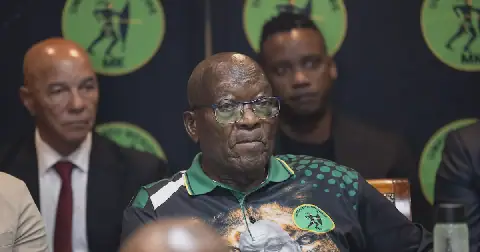 South Africa's former president and leader of uMkhonto weSizwe Party (MKP) Jacob Zuma during an announcement on the uMkhonto weSizwe Party’s recent developments on Friday, 6th February 2026, in Umhlanga, Kwa-Zulu Natal. Picture: Sandile Ndlovu